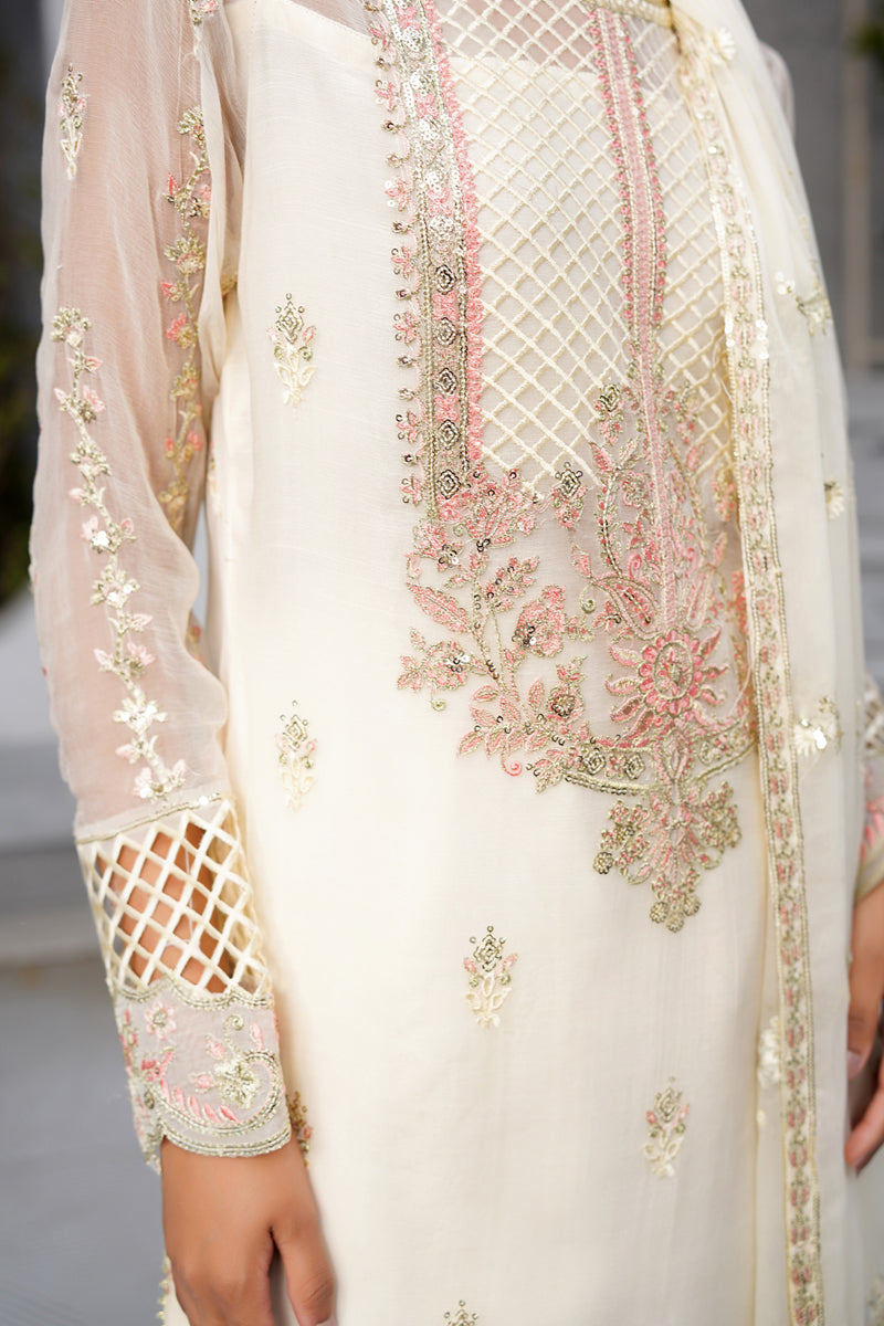 Maryams | Afsanah Luxury Chiffon | Afsana M Ivory Chiffon