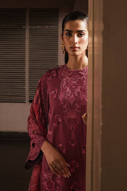 Afrozeh | Chikankari Lawn 24 | Cordovan - Pakistani Designer Dress - by Afrozeh | Type: Luxury - 100% Original at Saira Sultan