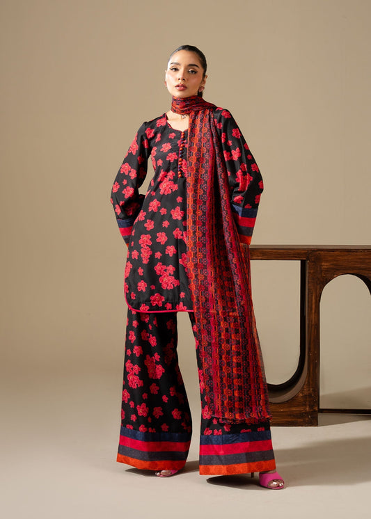 Maria Osama Khan | Retro Vol 3 | Boho XS Black Grip Silk