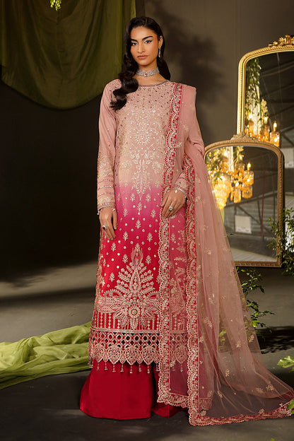 Maryams | Bekhudi Formals | Sahiba-BR-04 XS Pink Raw Silk