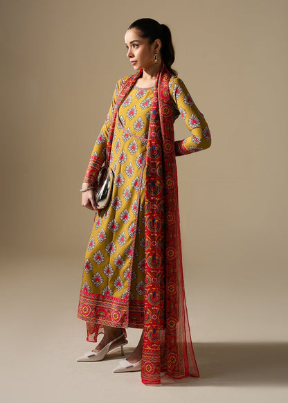 Maria Osama Khan | Retro Vol 3 | Bohra L Mustard Grip Silk