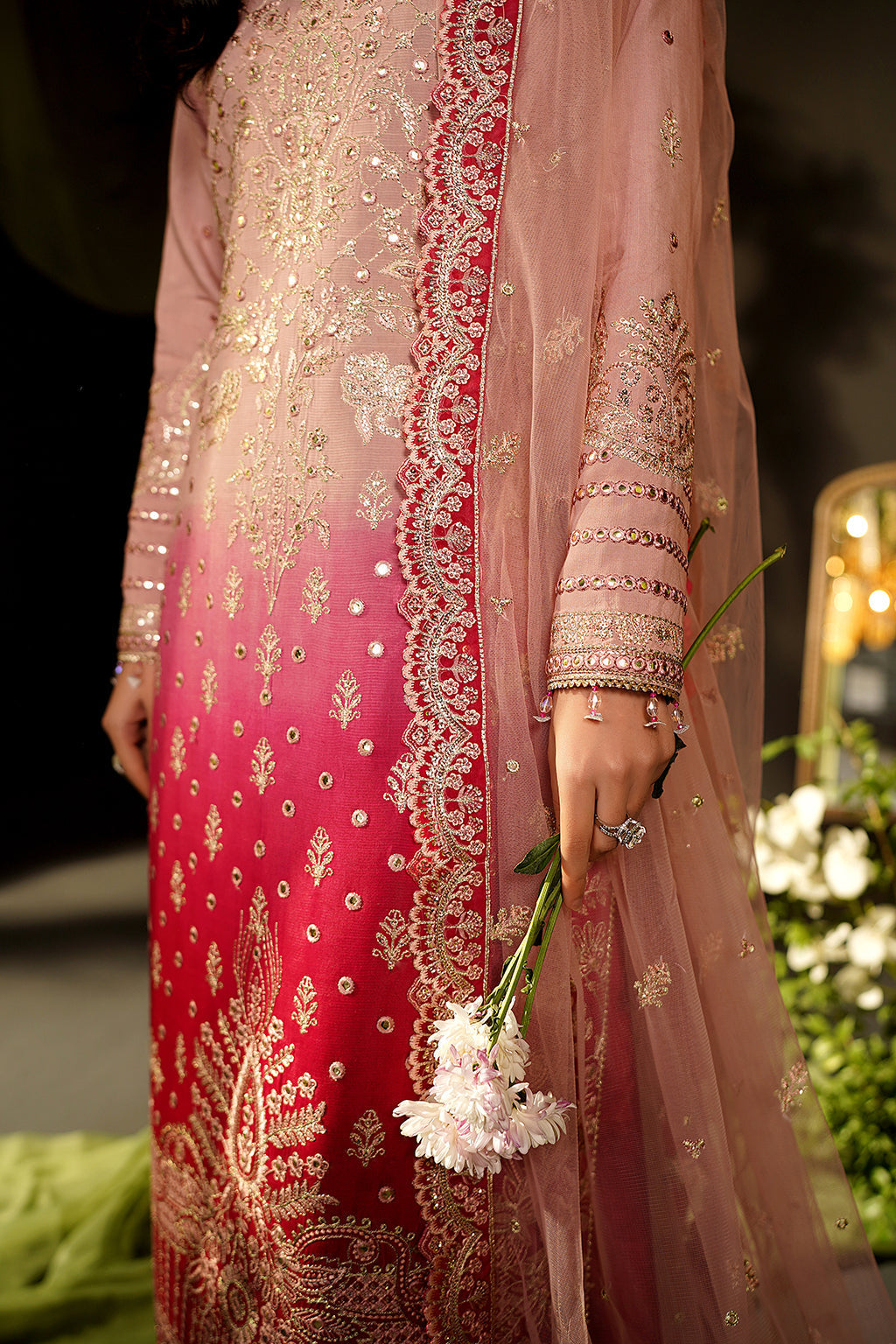 Maryams | Bekhudi Formals | Sahiba-BR-04 L Pink Raw Silk