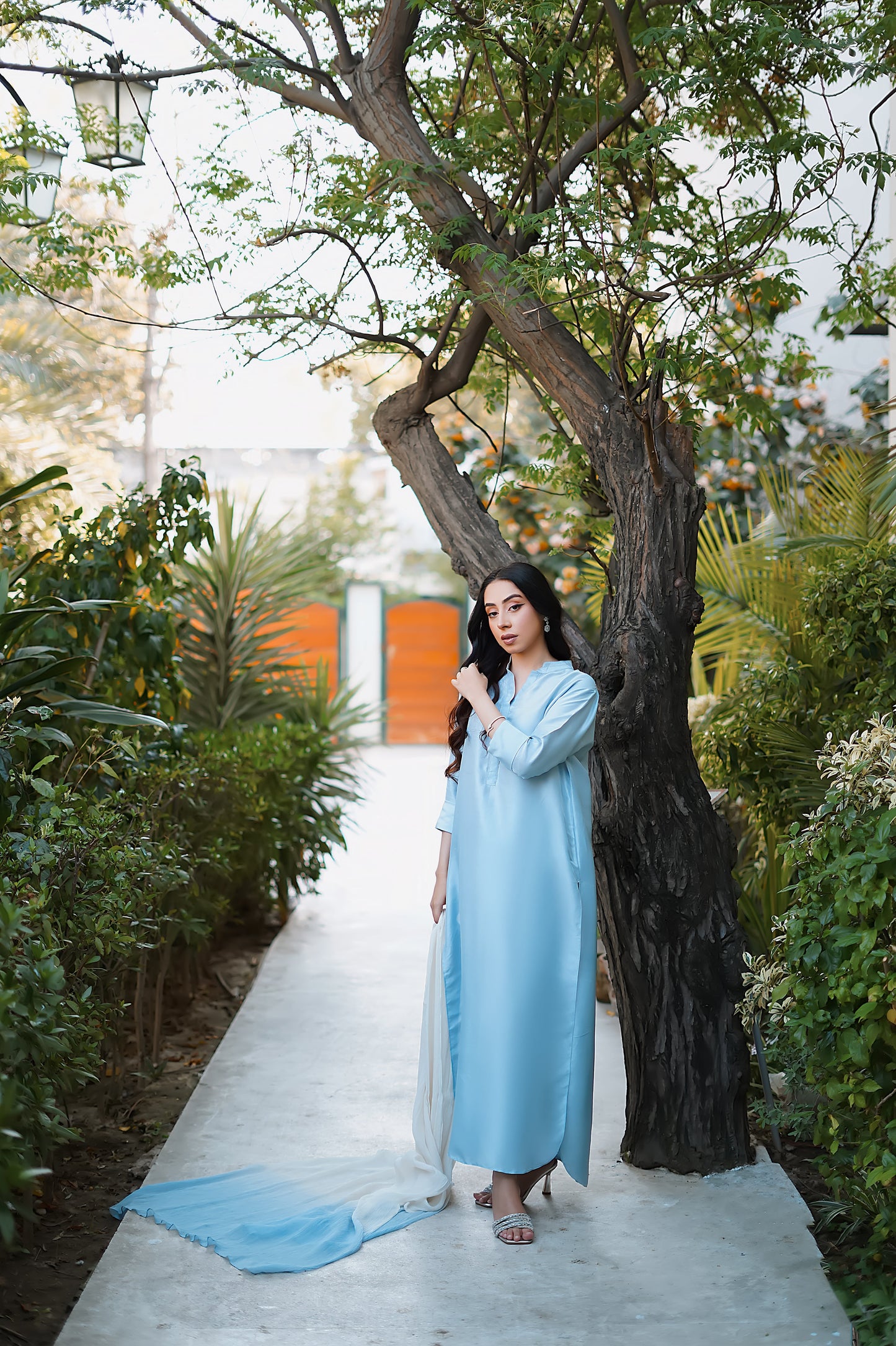 Erum Khan | Nue Pret | Serene Sky - Pakistani Designer Dress - by Erum Khan - Type : Ladies Clothes - 100% Original at Saira Sultan