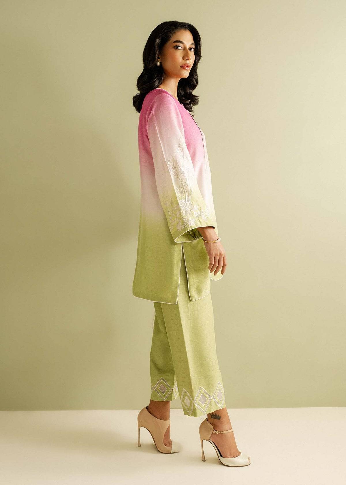 Mahgul | Ayanas Garden | Ombré Flower - Pakistani Designer Dress - by Mahgul | Type: Ladies Clothes - 100% Original at Saira Sultan