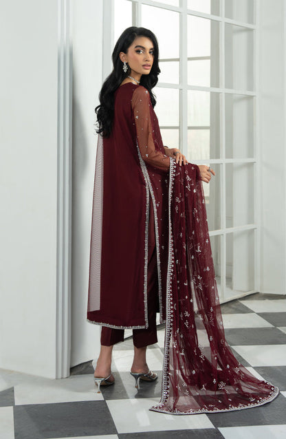 Zarif | Arzou Luxe | SOLENA S Maroon Net