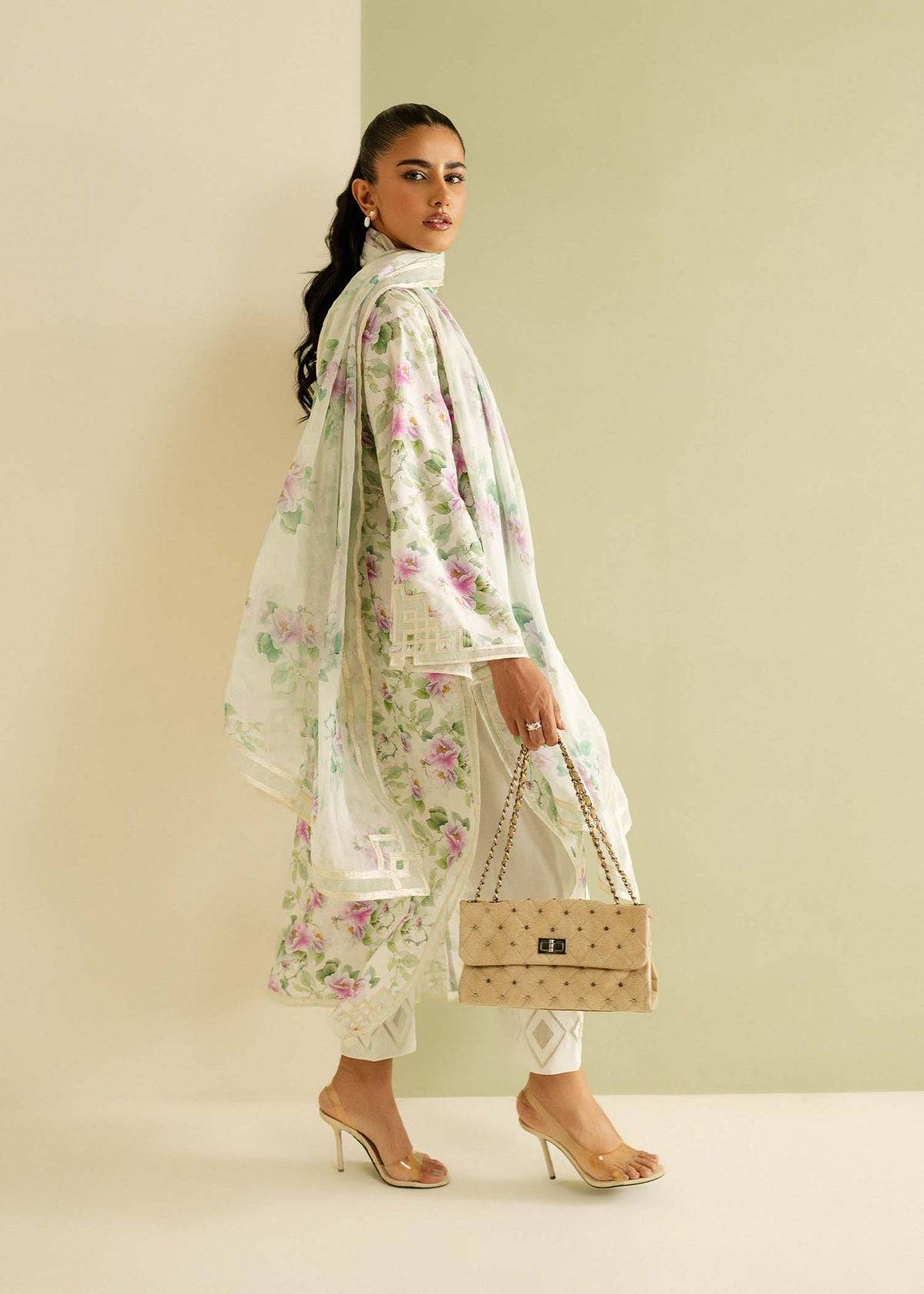 Mahgul | Ayanas Garden | Rose Reverie - Pakistani Designer Dress - by Mahgul | Type: Ladies Clothes - 100% Original at Saira Sultan