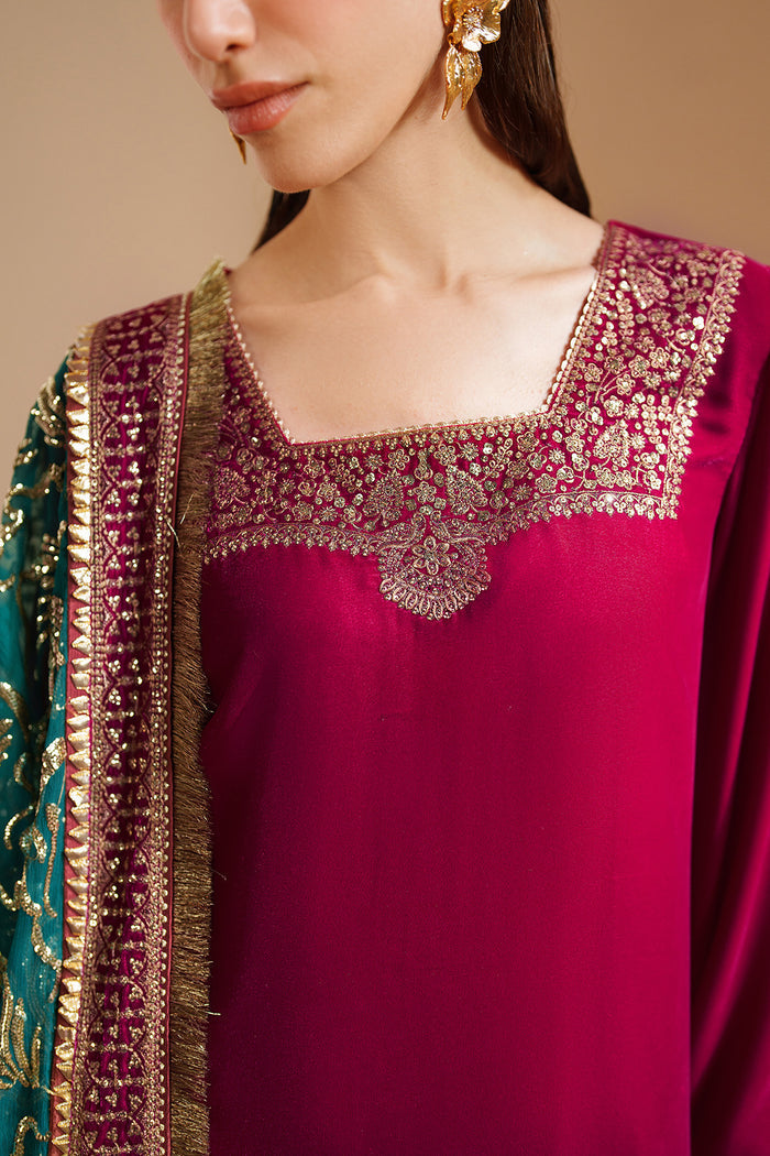 Jazmin | Velvet Vogue 25 | VVF D-9 - Pakistani Designer Dress - by Jazmin - Type : Ladies Clothes - 100% Original at Saira Sultan
