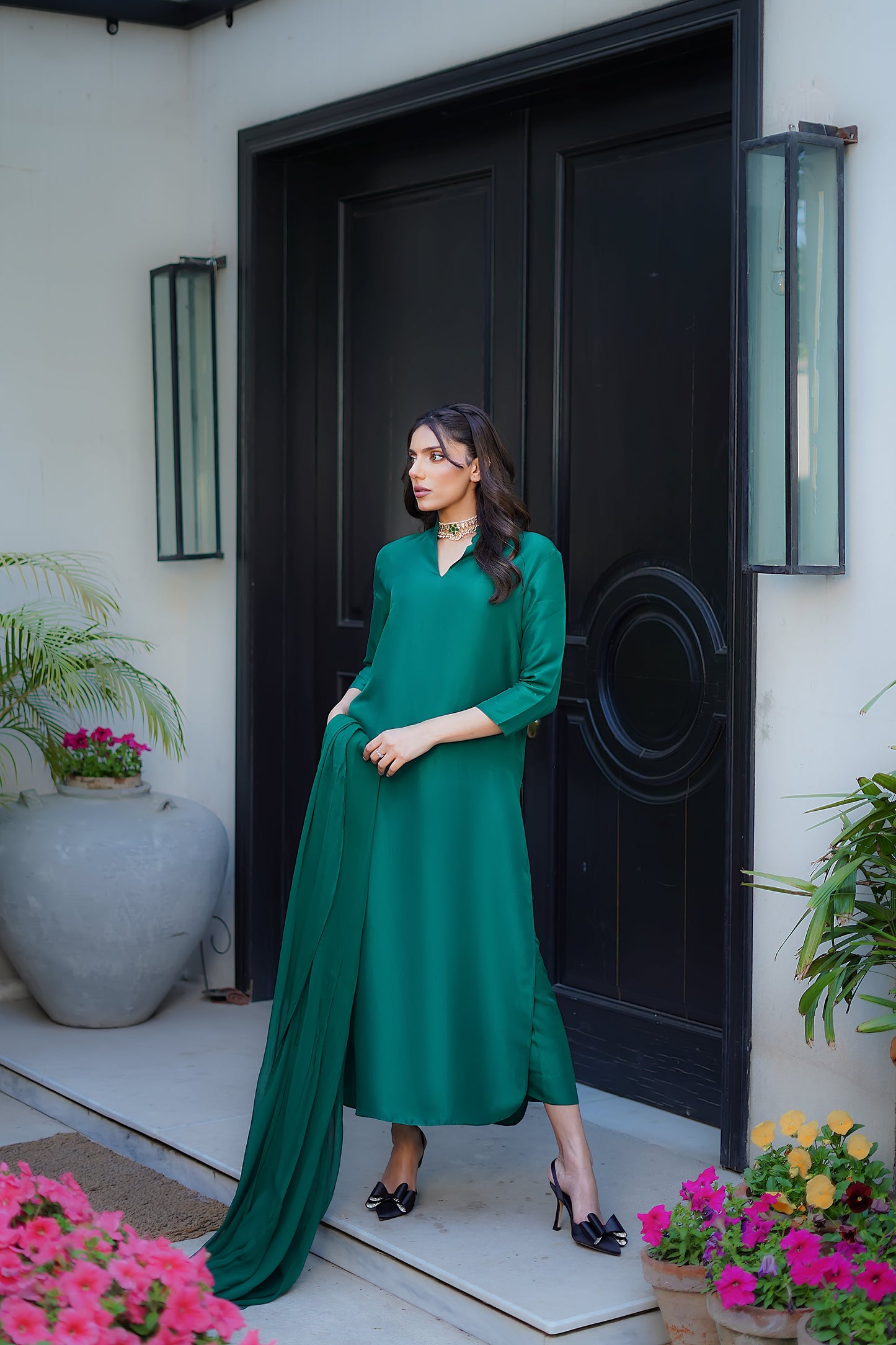 Erum Khan | Nue Pret | Ocean Jewel - Pakistani Designer Dress - by Erum Khan - Type : Ladies Clothes - 100% Original at Saira Sultan