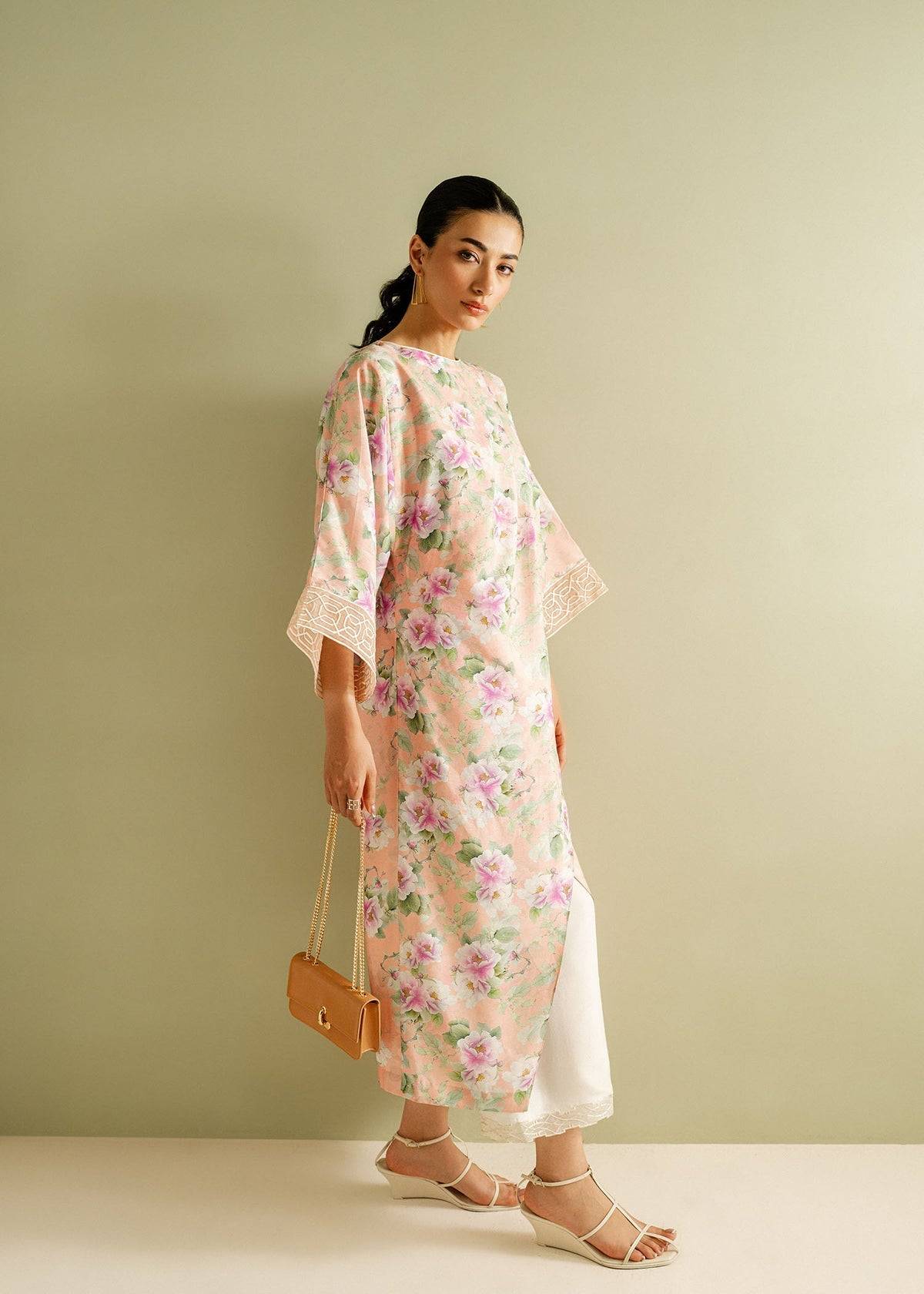 Mahgul | Ayanas Garden | Peach Dreams - Pakistani Designer Dress - by Mahgul | Type: Ladies Clothes - 100% Original at Saira Sultan