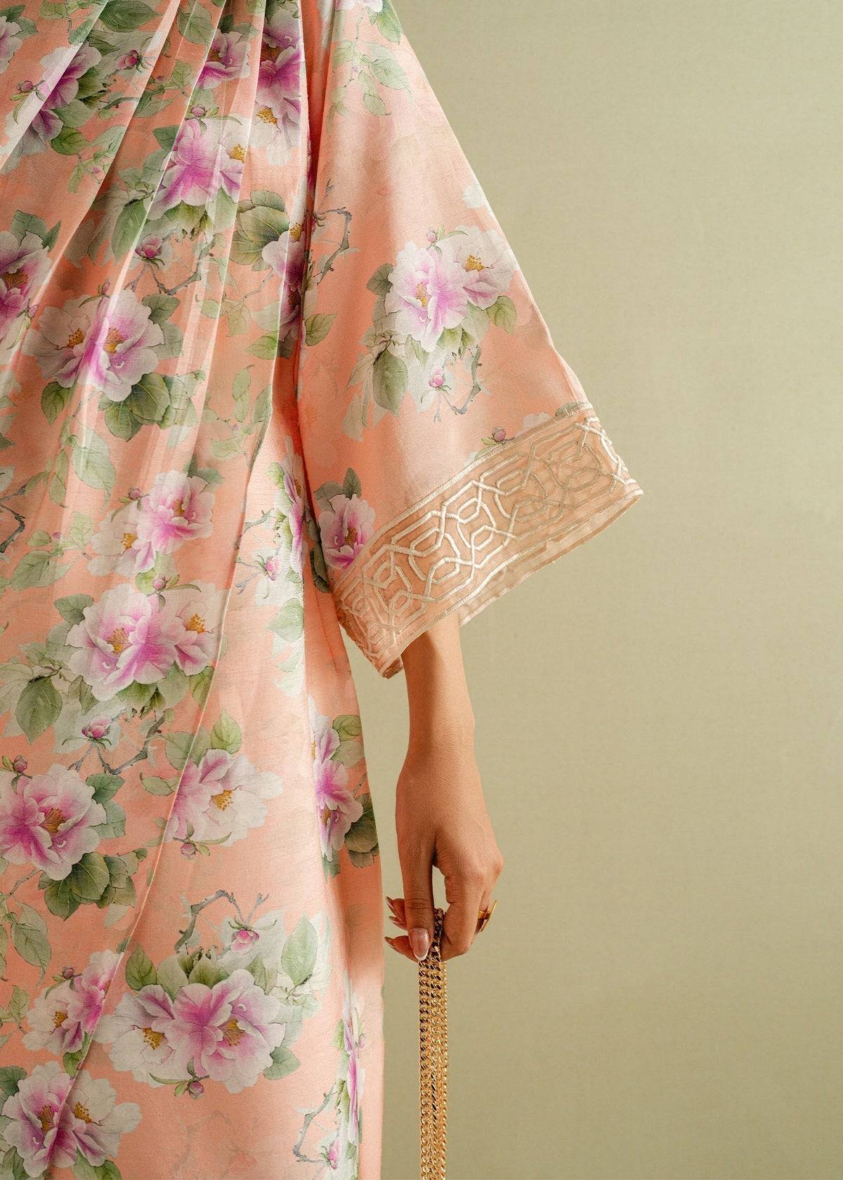 Mahgul | Ayanas Garden | Peach Dreams - Pakistani Designer Dress - by Mahgul | Type: Ladies Clothes - 100% Original at Saira Sultan