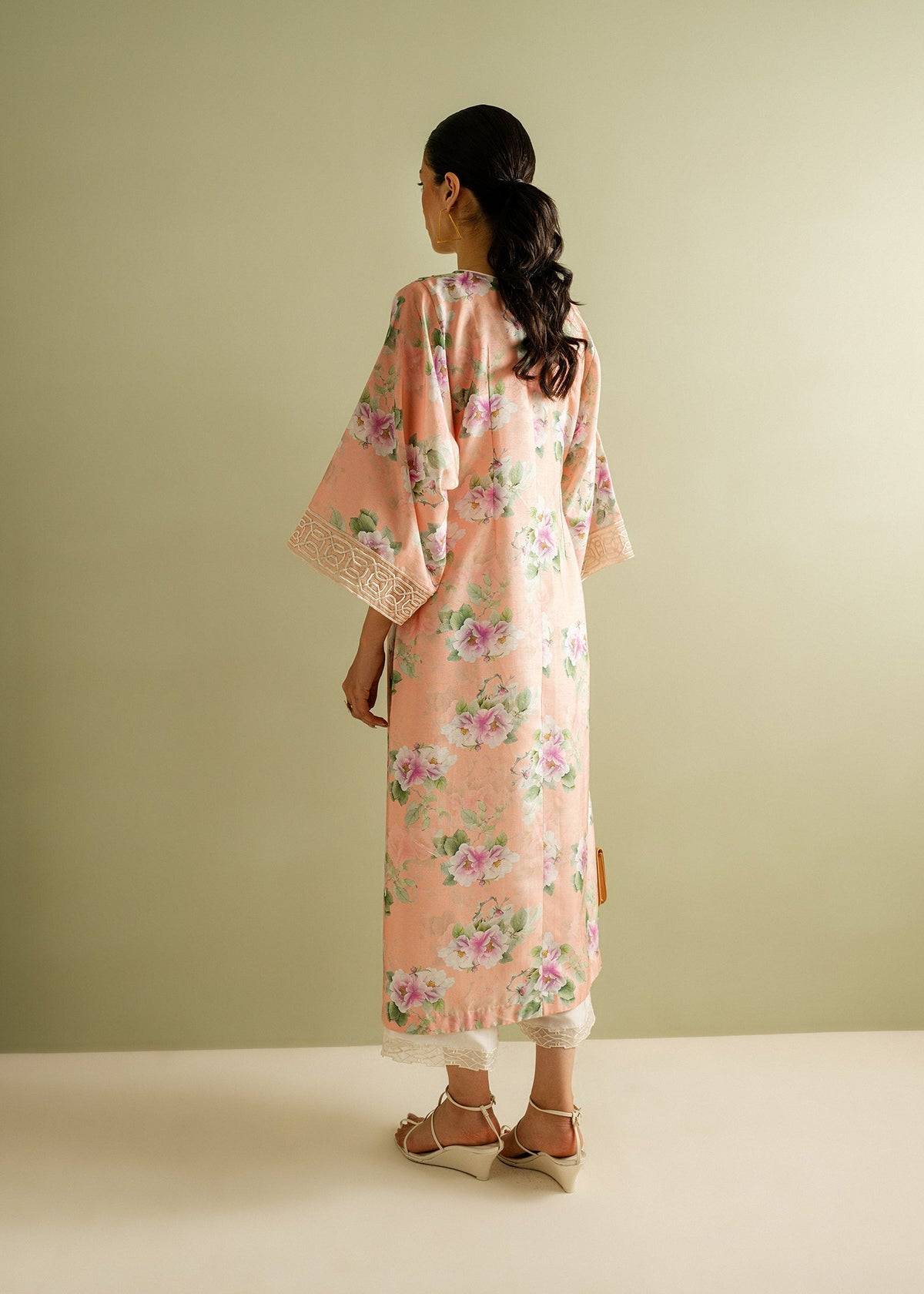 Mahgul | Ayanas Garden | Peach Dreams - Pakistani Designer Dress - by Mahgul | Type: Ladies Clothes - 100% Original at Saira Sultan