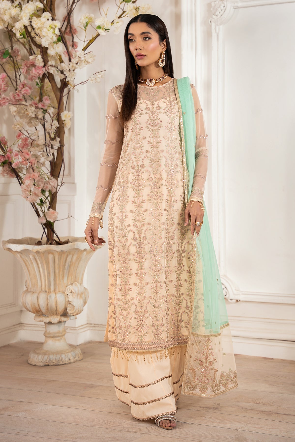 Zarif | Heer Formals | Z-05 ZORAIZ XL Skin Net
