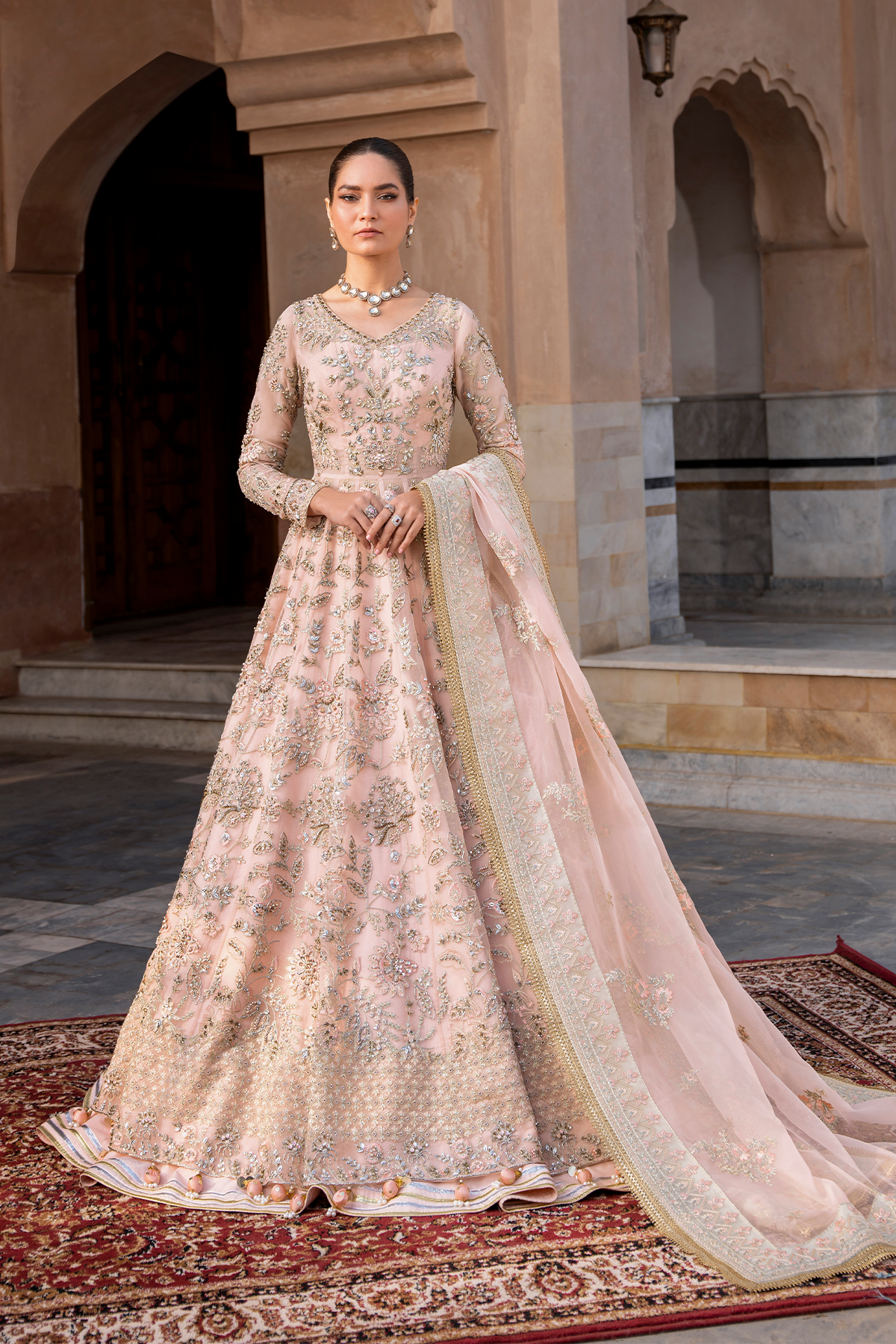 Inara | Aurelia Wedding Collection | Celestia - Pakistani Designer Dress - by InaraClothing | Type: Bridal - 100% Original at Saira Sultan