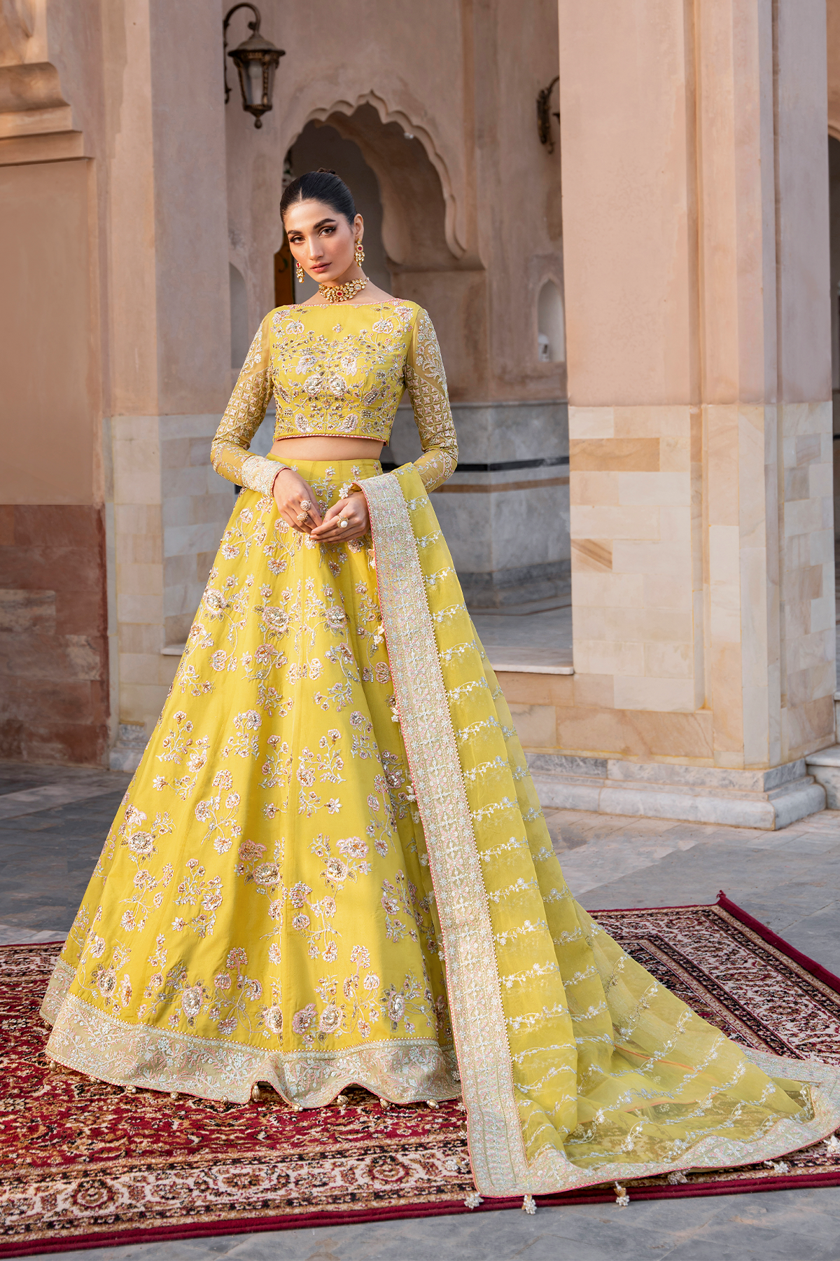 Inara | Aurelia Wedding Collection | Lumique - Pakistani Designer Dress - by InaraClothing | Type: Bridal - 100% Original at Saira Sultan