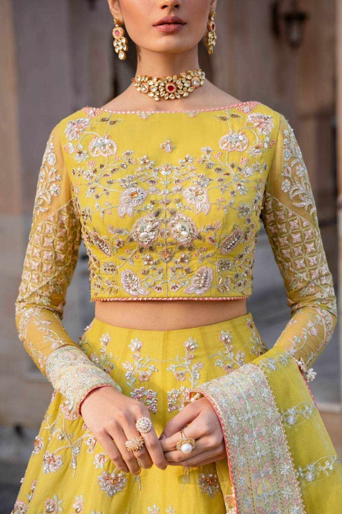 Inara | Aurelia Wedding Collection | Lumique - Pakistani Designer Dress - by InaraClothing | Type: Bridal - 100% Original at Saira Sultan