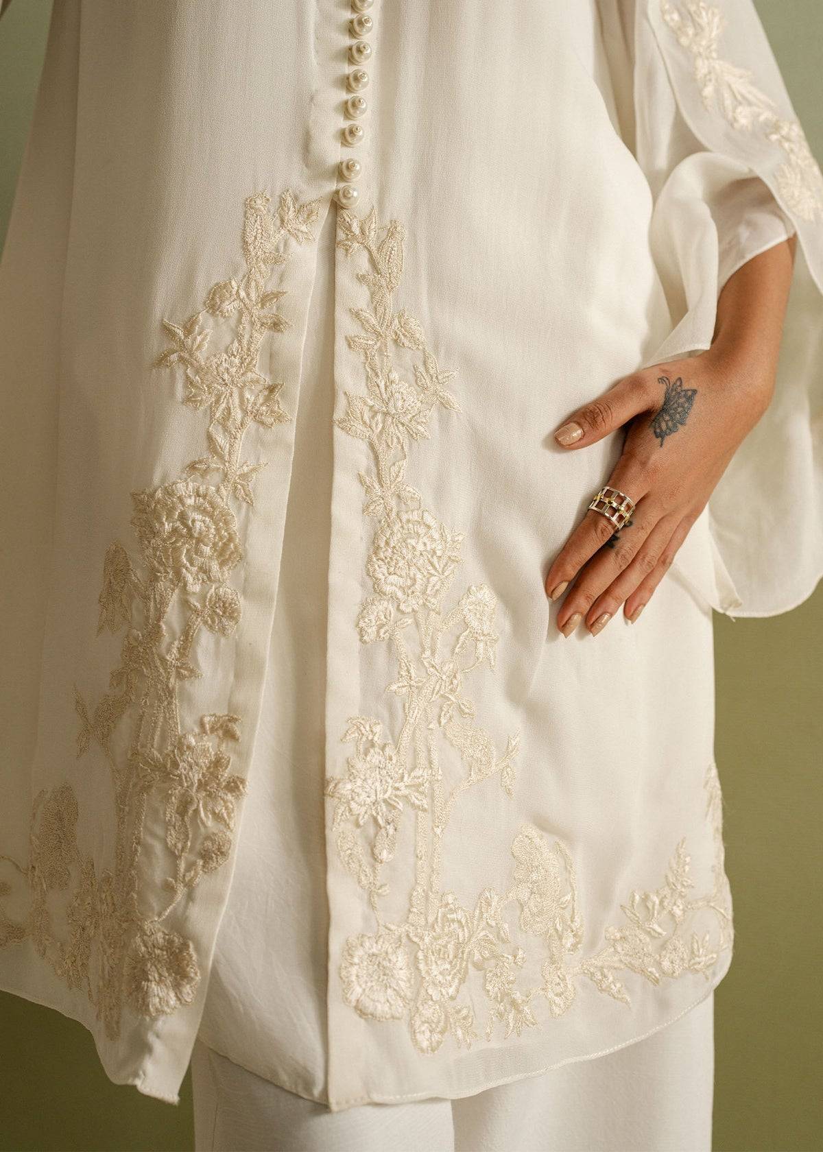 Mahgul | Ayanas Garden | Garden Ivoir - Pakistani Designer Dress - by Mahgul | Type: Ladies Clothes - 100% Original at Saira Sultan
