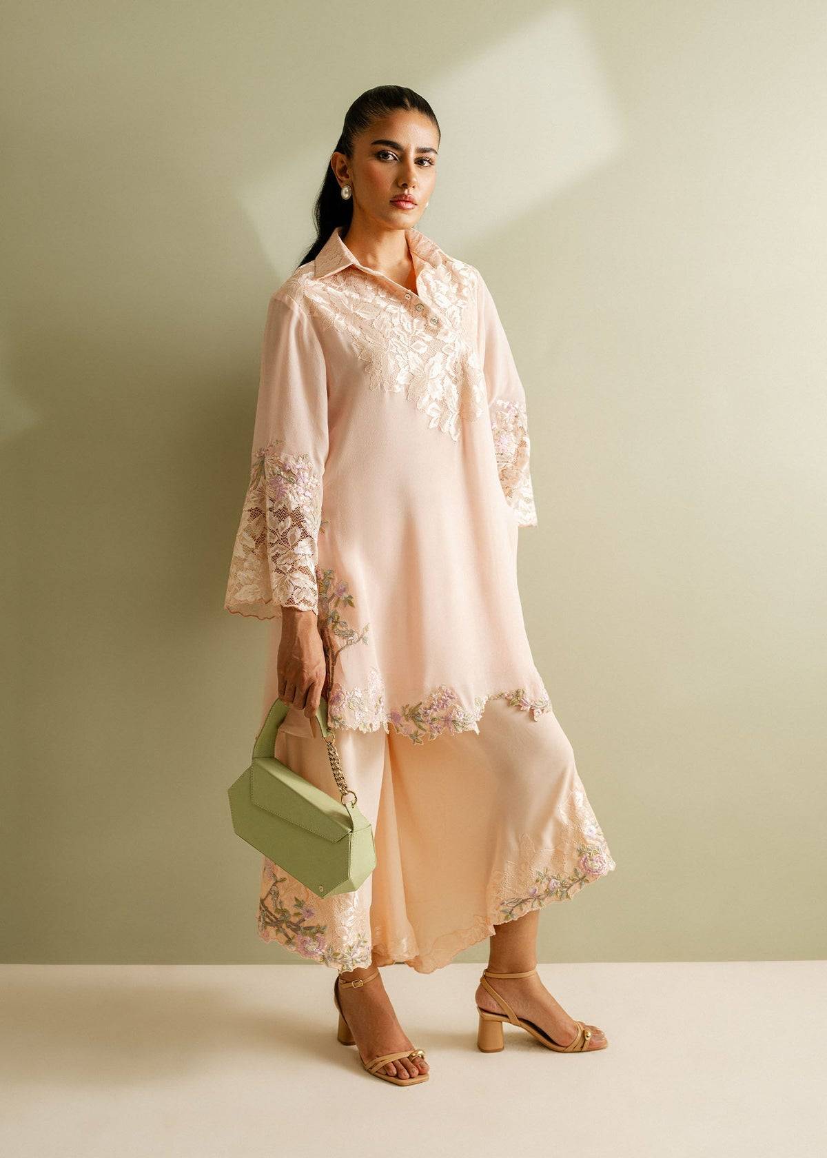 Mahgul | Ayanas Garden | Blush Mirage - Pakistani Designer Dress - by Mahgul | Type: Ladies Clothes - 100% Original at Saira Sultan