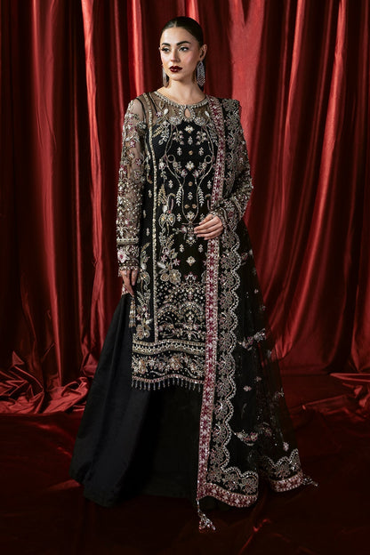 Mina Kashif | Kahani Formals | Sharjeena XS Black Net