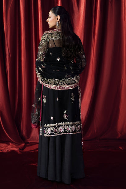 Mina Kashif | Kahani Formals | Sharjeena S Black Net
