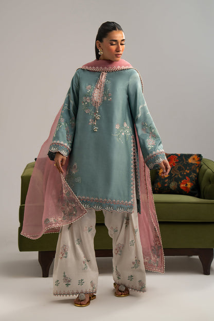 Nyra | Luxe Line Pret | Lustra by Nyra - Designer Dress - Type : Ladies Clothes - Available at Saira Sultan - 100% Original 