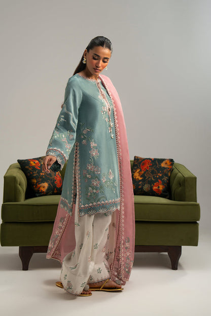 Nyra | Luxe Line Pret | Lustra by Nyra - Designer Dress - Type : Ladies Clothes - Available at Saira Sultan - 100% Original 