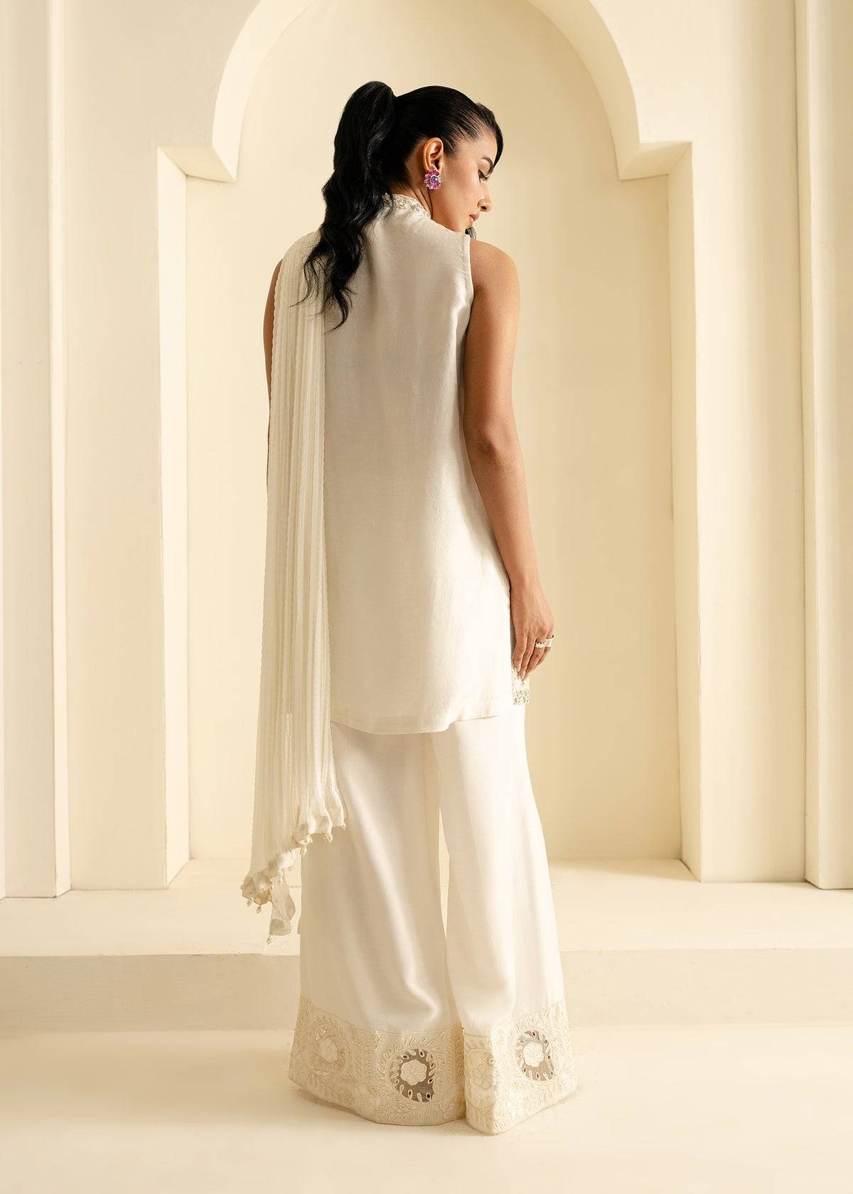 Mahgul | Nooreh Luxe | Celestial Ivory - Pakistani Designer Dress - by Mahgul | Type: Ladies Clothes - 100% Original at Saira Sultan