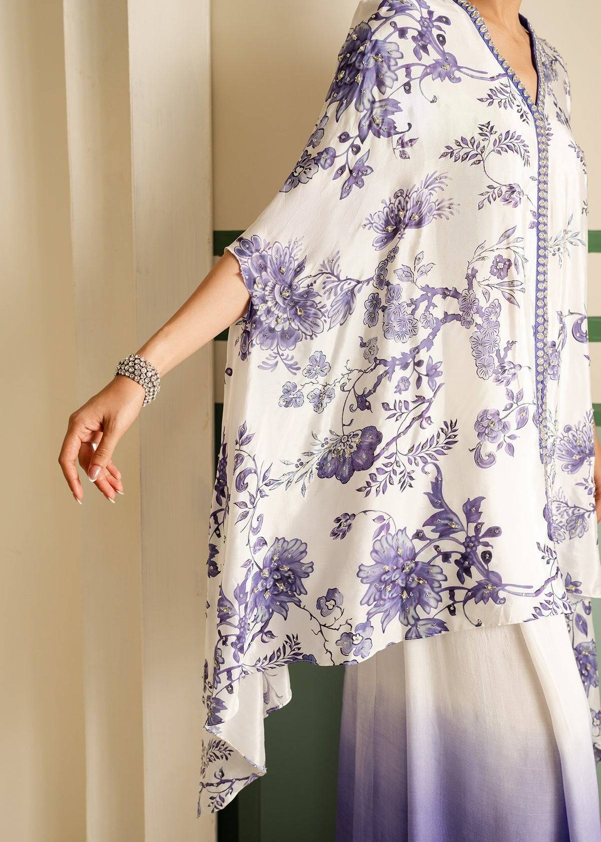 Mahgul | Nooreh Luxe | Indigo Breeze - Pakistani Designer Dress - by Mahgul | Type: Ladies Clothes - 100% Original at Saira Sultan
