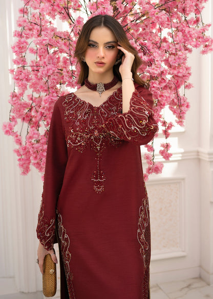 Jamnii | The Aura | Emre XL Maroon Korean Silk