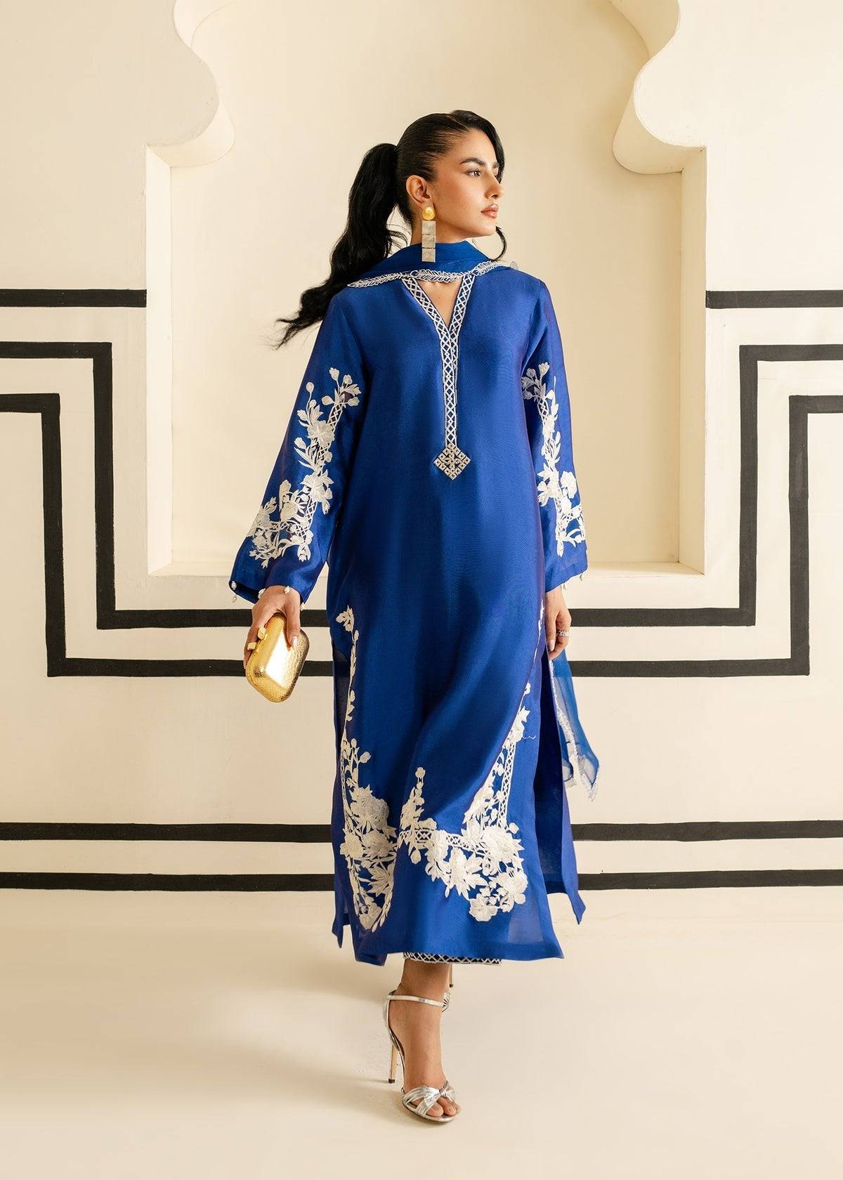 Mahgul | Nooreh Luxe | Sapphire Vine - Pakistani Designer Dress - by Mahgul | Type: Ladies Clothes - 100% Original at Saira Sultan