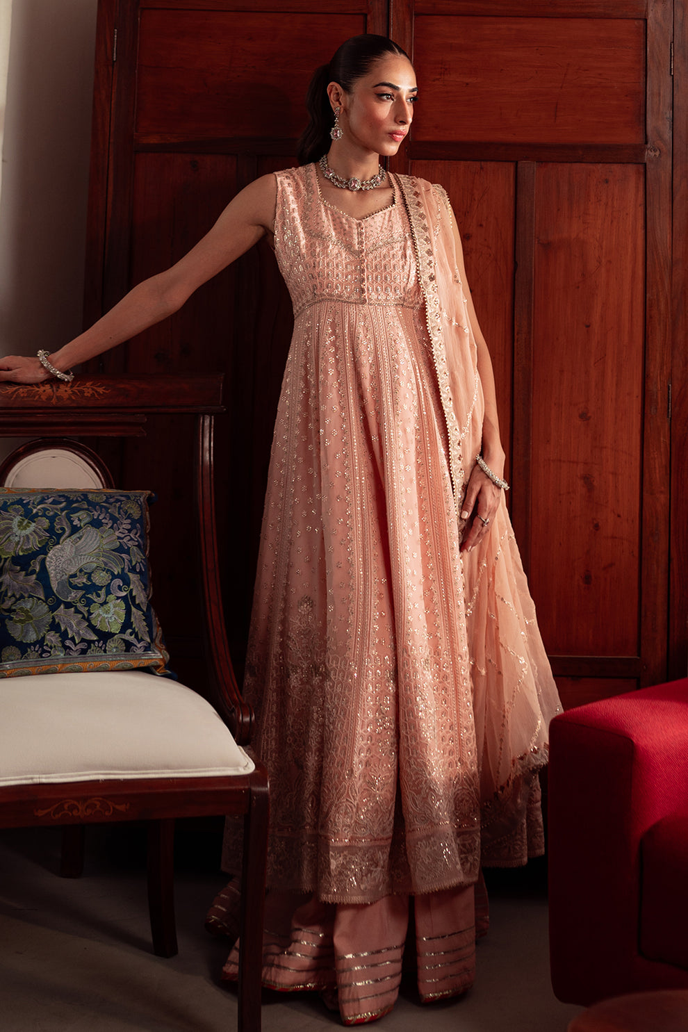 Neeshay | Dastaan Luxury Chiffon | Mehrbano - Pakistani Designer Dress - by Neeshay | Type: Formal - 100% Original at Saira Sultan