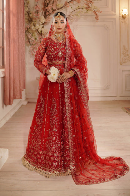 Maryams | Tabeer Luxury Collection | Samira L Red Net