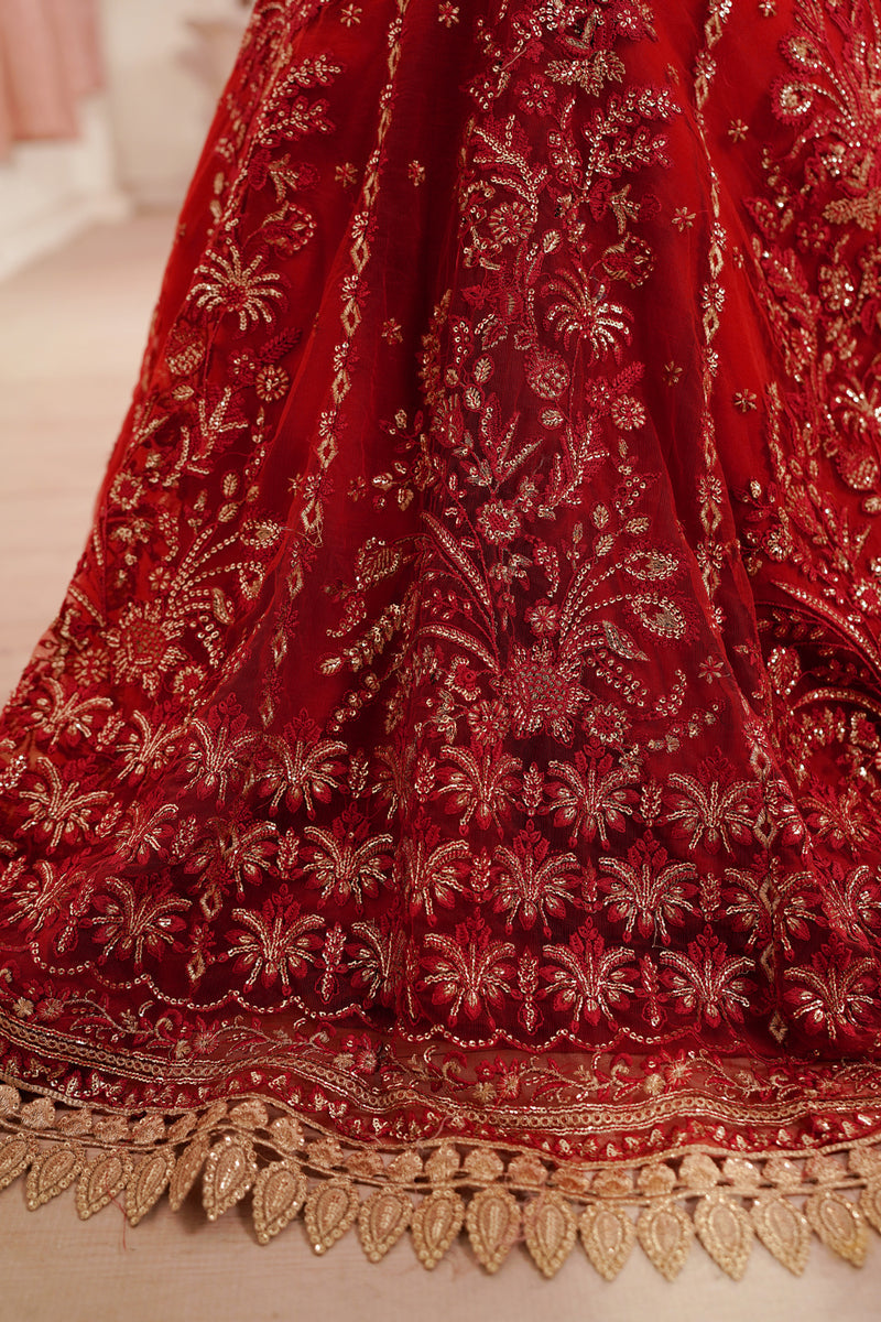 Maryams | Tabeer Luxury Collection | Samira M Red Net