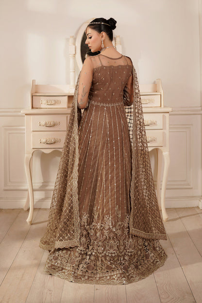 Maryams | Tabeer Luxury Collection | Miray M Coffee Saree