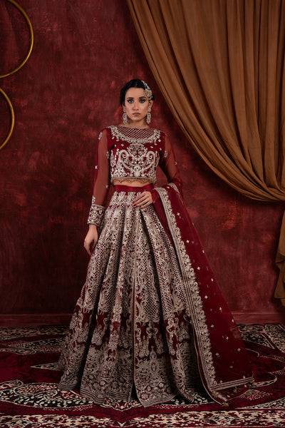 House of Nawab | Luxury Formals | ROWAN-A - Pakistani Designer Dress - by House of Nawab | Type: Bridal - 100% Original at Saira Sultan