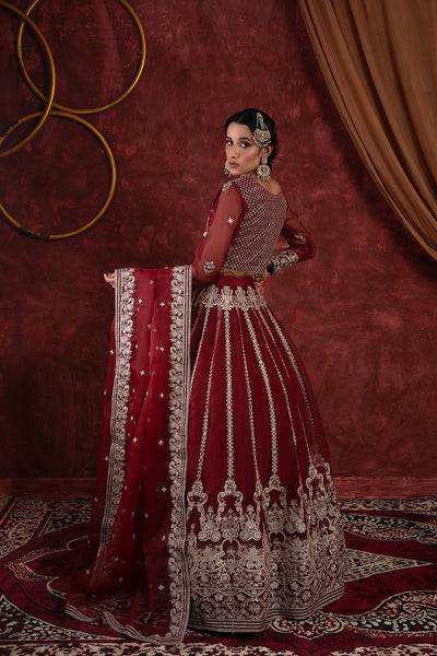 House of Nawab | Luxury Formals | ROWAN-A - Pakistani Designer Dress - by House of Nawab | Type: Bridal - 100% Original at Saira Sultan