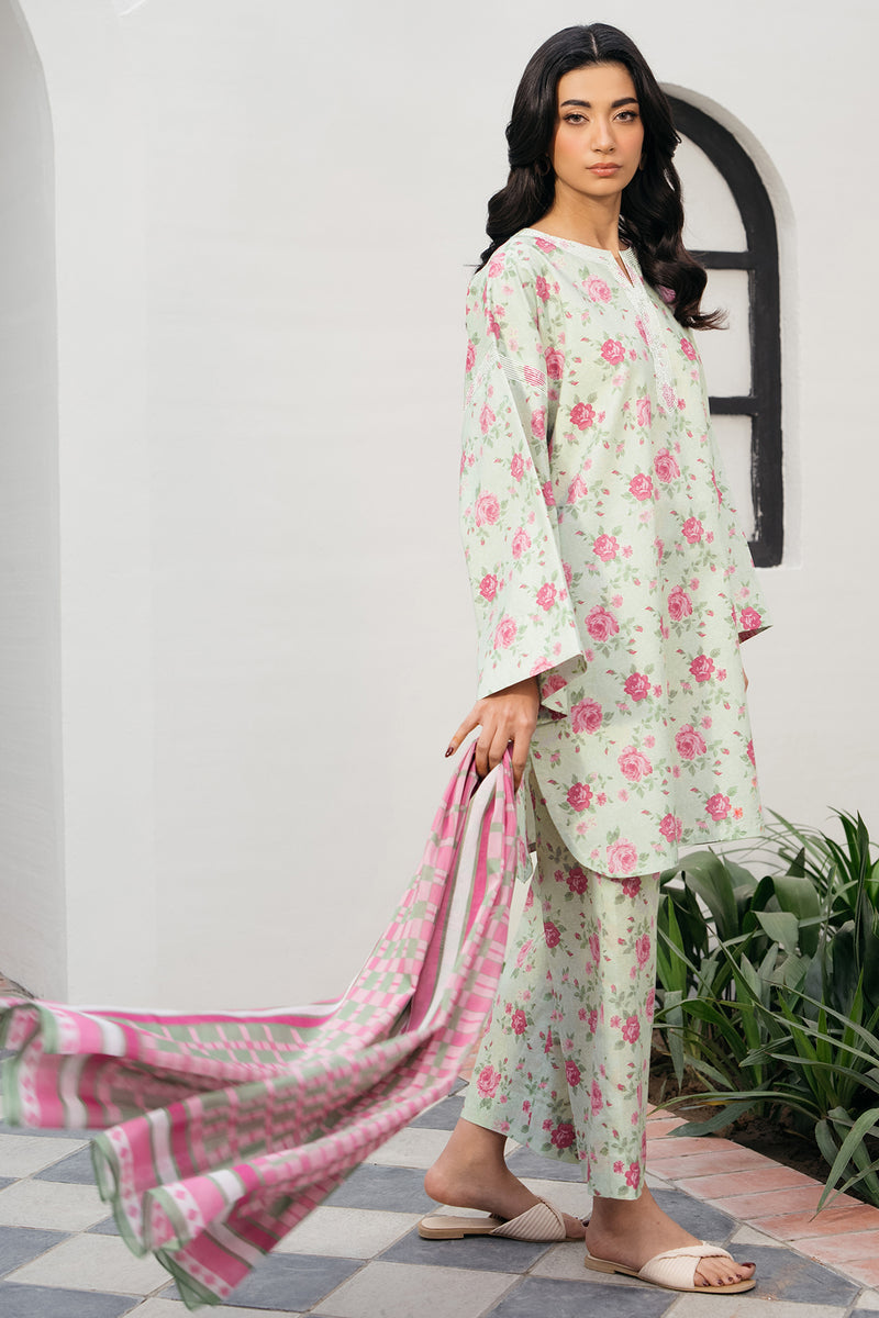 Jazmin | Summer Lawn 25 | USE-9190 L Mint Green Lawn