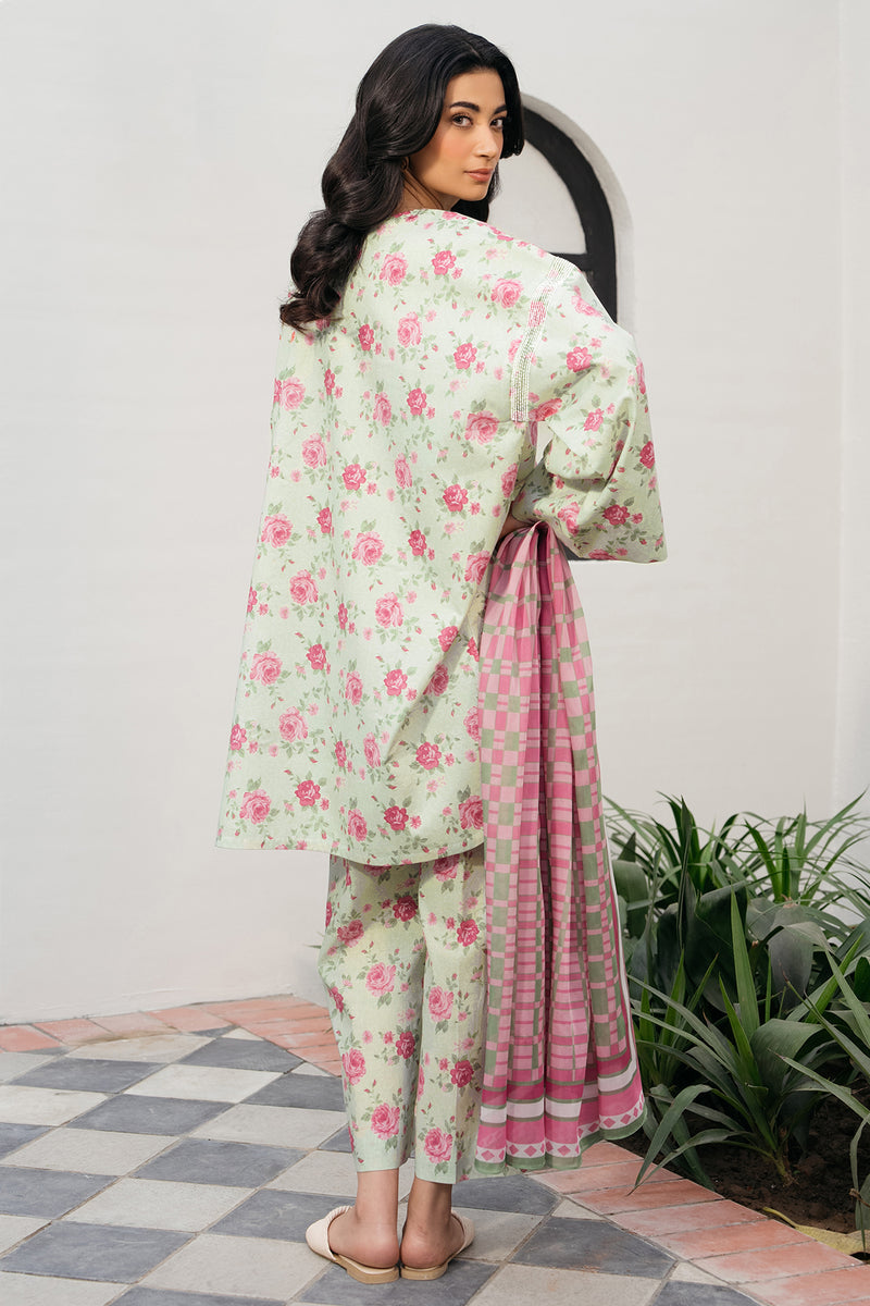 Jazmin | Summer Lawn 25 | USE-9190 S Mint Green Lawn