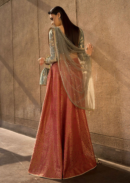 Mahum Asad | Dream a Little Dream of Me | Glitter S Coral Gold Tissue