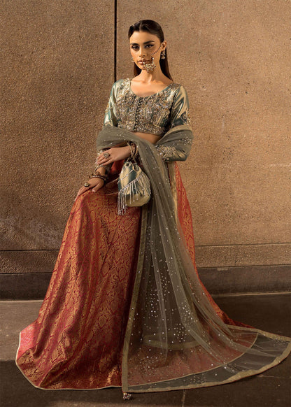 Mahum Asad | Dream a Little Dream of Me | Glitter XL Coral Gold Tissue