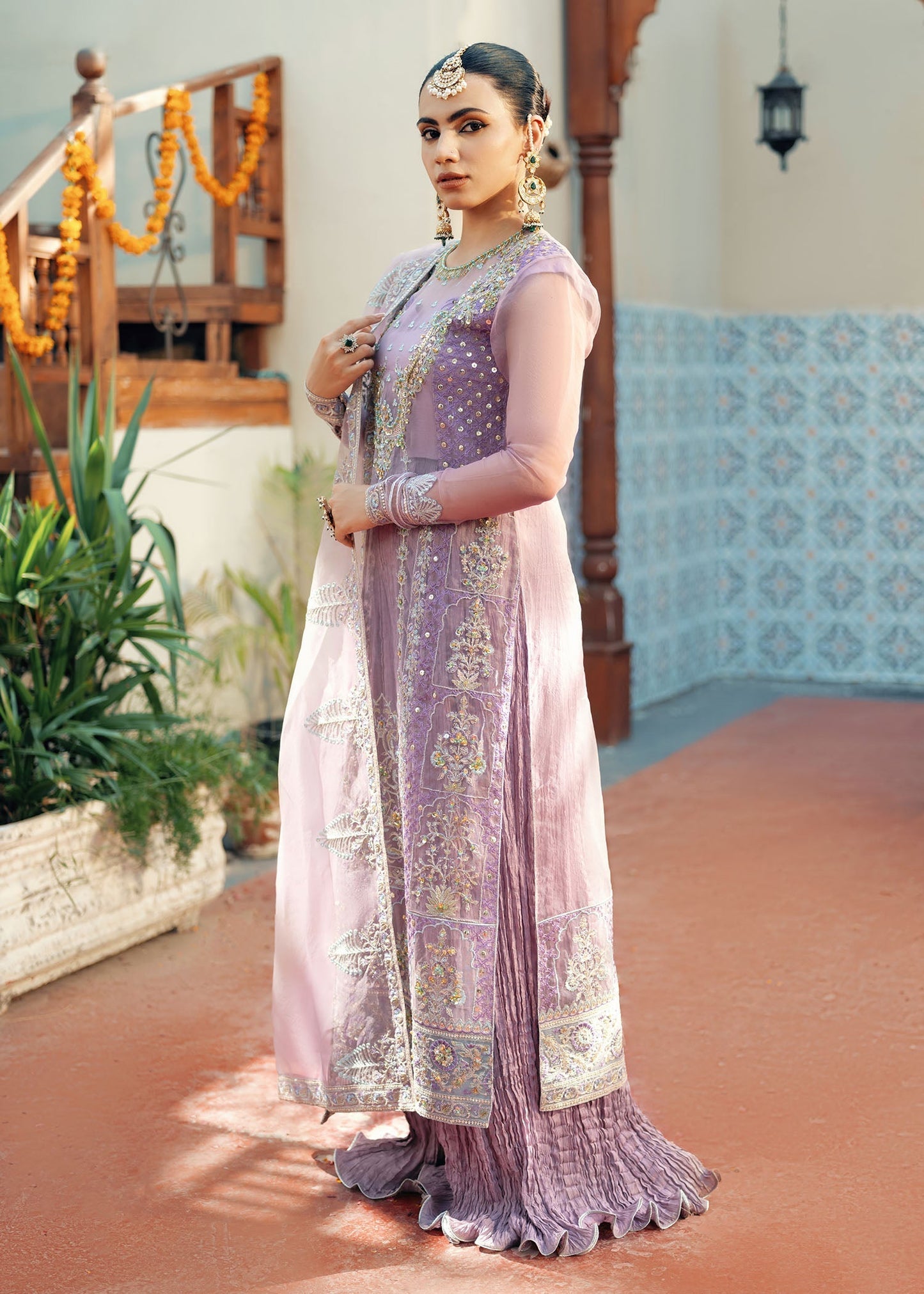 Jamnii | Noor e Nazakat | Arzoo M Lilac Organza