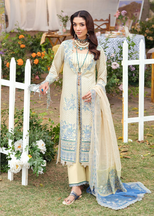 Zarizaa | Echelon Lawn | LAGOON - Pakistani Designer Dress - by Zarizaa - Type : Ladies Clothes - 100% Original at Saira Sultan