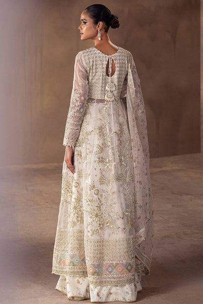 Cross Stitch | Wedding Collection 25 | GHAZAL S White Organza