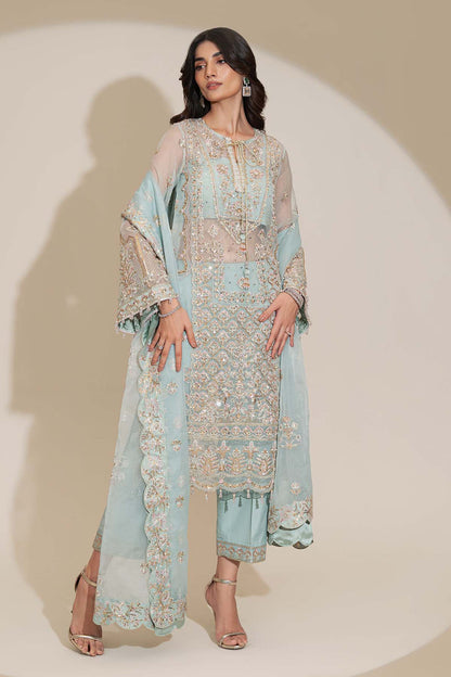 Enzo | Etoile Filante Luxury Collection | LUBOV Custom Size Ice Blue Organza