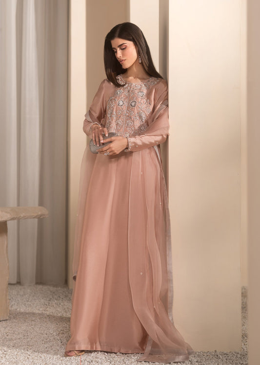 Mahum Asad | Breaking the Bar | Bare Blush XS Pink Pure Silk Tissue