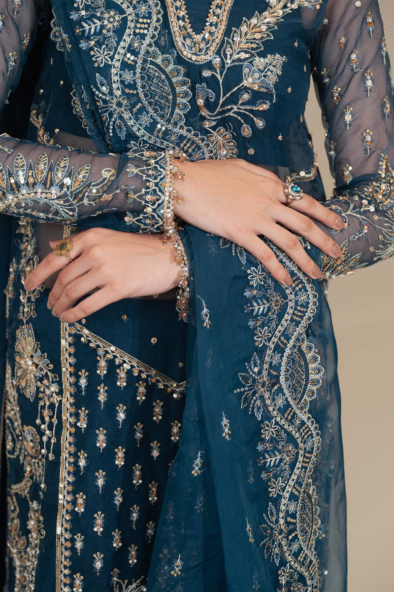 Enzo | Etoile Filante Luxury Collection | ESPOIR M Teal Blue Organza