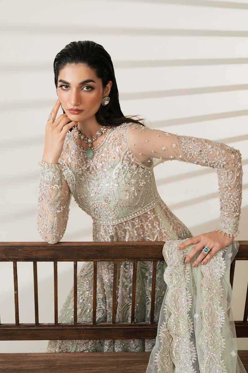 Enzo | Etoile Filante Luxury Collection | AMARI Custom Size Mint Green Net
