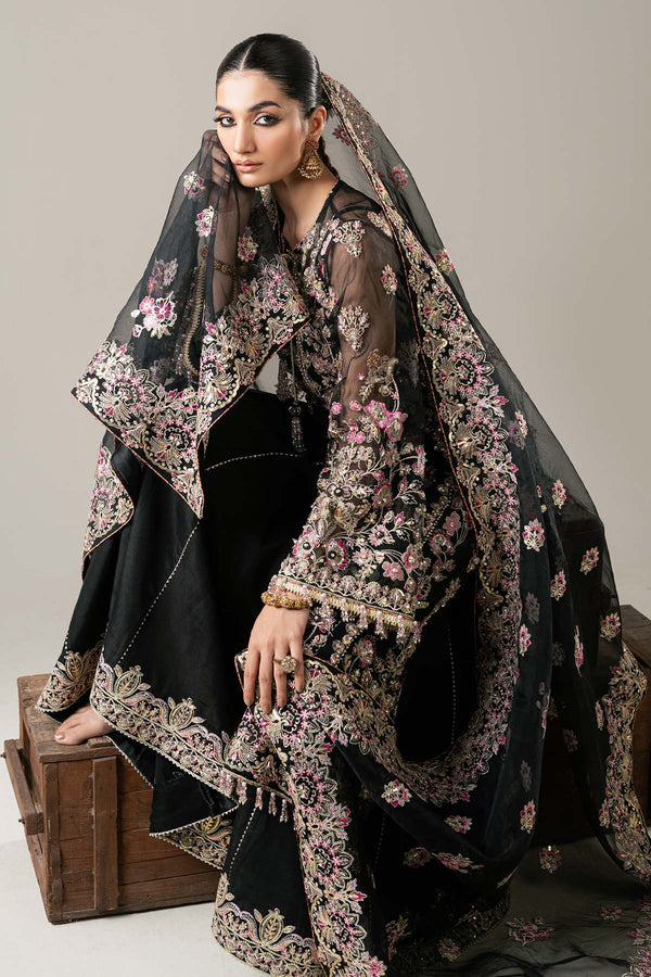 Enzo | Etoile Filante Luxury Collection | CLAIRE DE LUNE L Black Organza