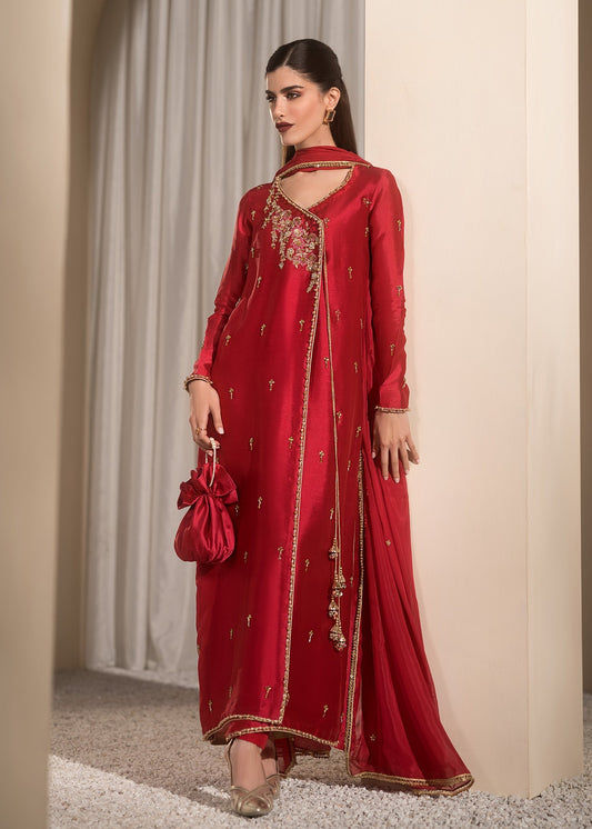 Mahum Asad | Breaking the Bar | Spice XS Red Pure Silk Tissue