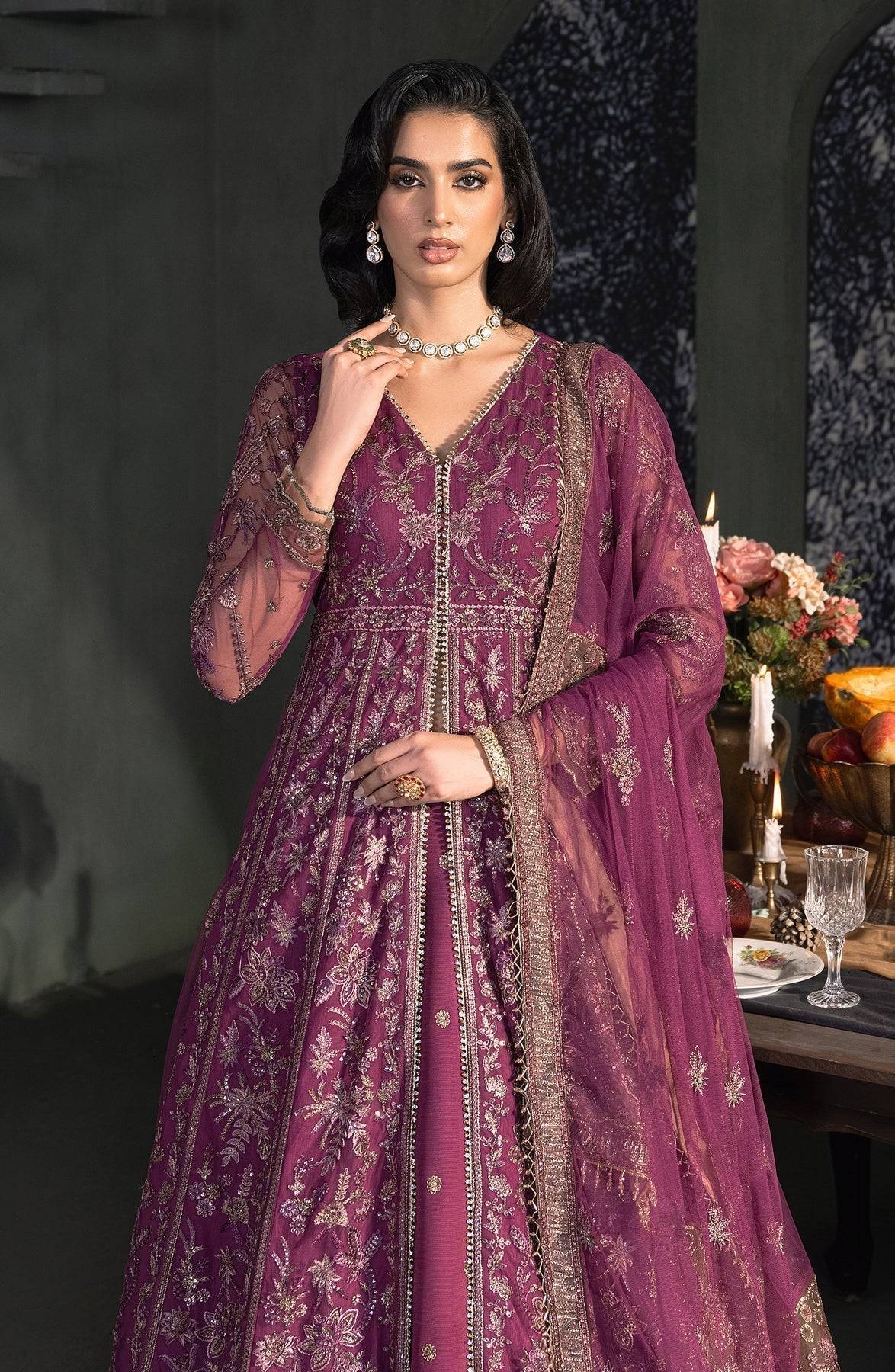 Zarif | Heritage Formals | ZHF 02 TIFFANY - Pakistani Designer Dress - by Zarif | Type: Formal - 100% Original at Saira Sultan