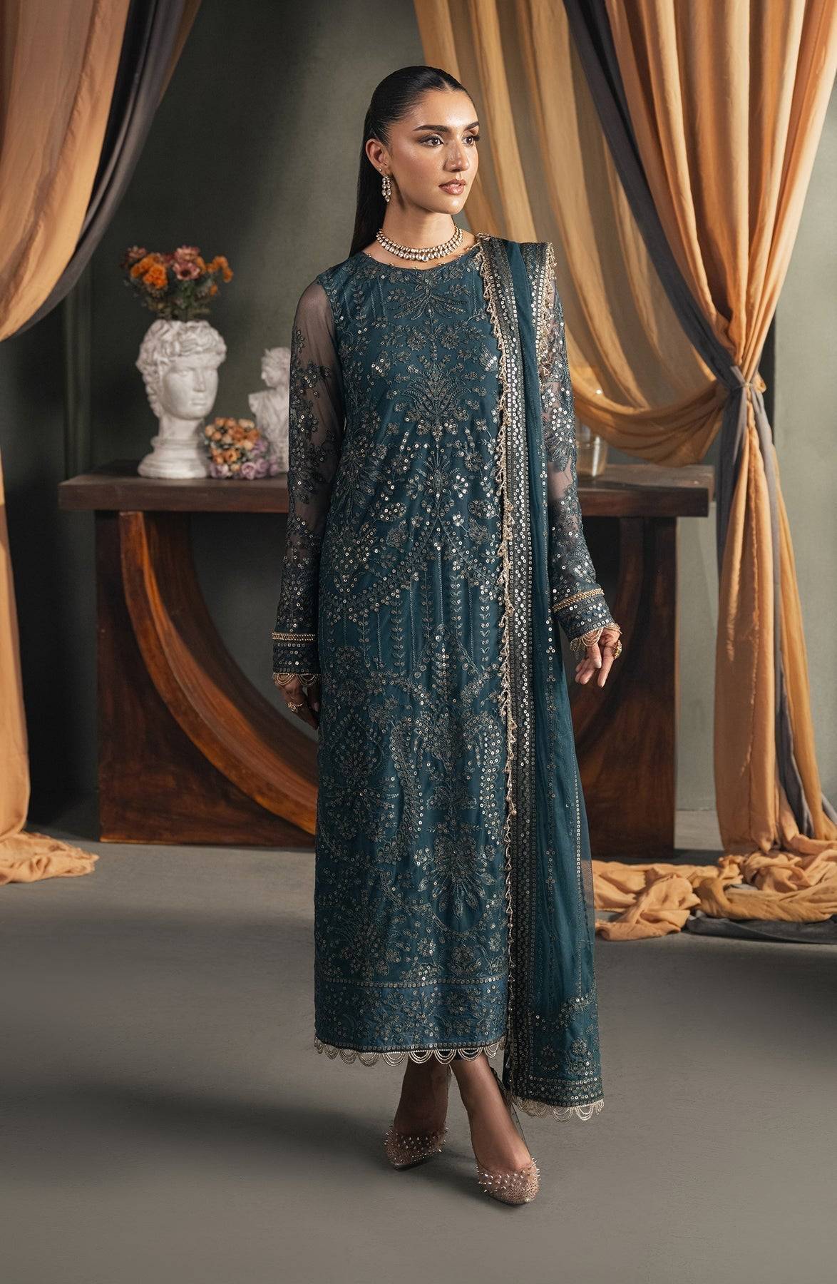 Zarif | Heritage Formals | ZHF 04 ARHA - Pakistani Designer Dress - by Zarif | Type: Formal - 100% Original at Saira Sultan